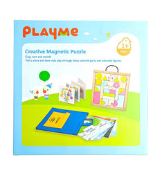Playme Toys Creative Magnetic Puzzle