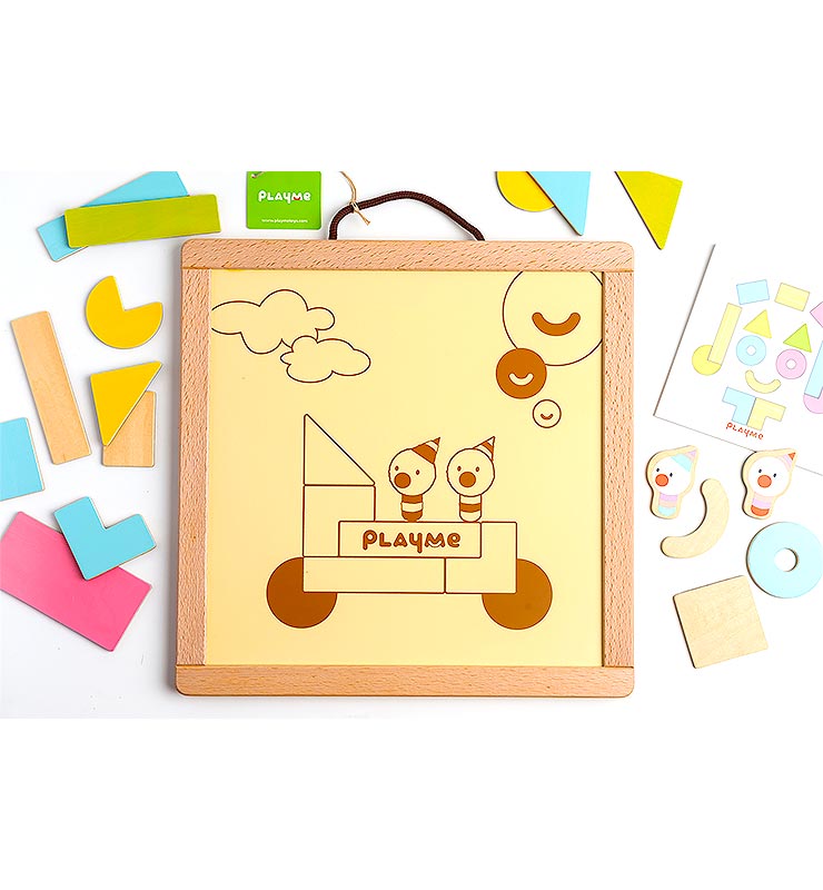 Playme Toys Creative Magnetic Puzzle
