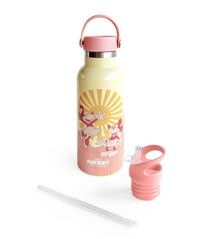 Zippies Lab Disney Mickey and Friends Super Glow Insulated Water Bottle (483ml)