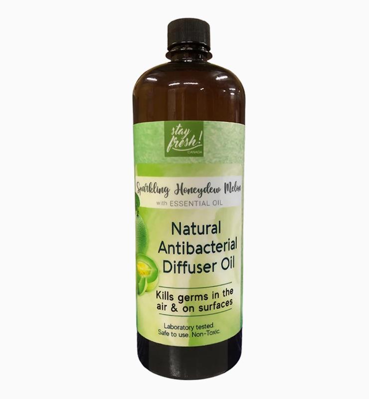 Stayfresh Canada Natural Antibacterial Diffuser Oil: Sparkling Honeydew Melon (1L)