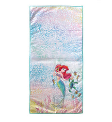 Totsafe Disney Quick Dry Microfiber Towels: Little Mermaid (Pearlescent)