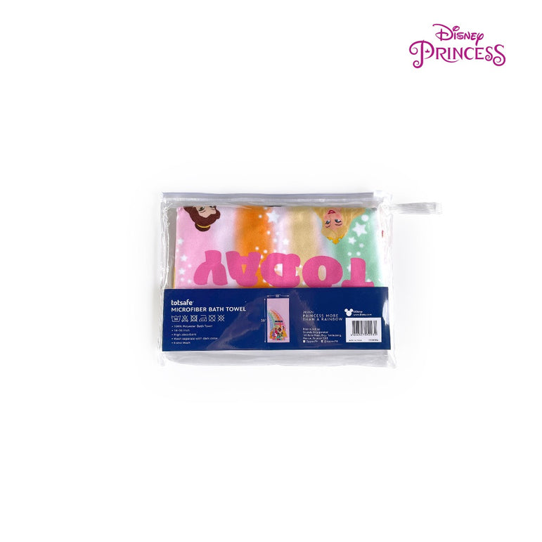Totsafe Disney Quick Dry Microfiber Towels: Disney Princess (More Than A Rainbow)