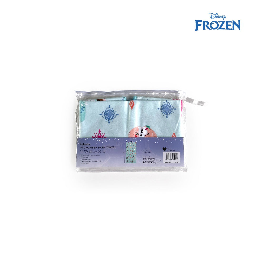 Totsafe Disney Quick Dry Microfiber Towels: Frozen (Snowflake Pattern)