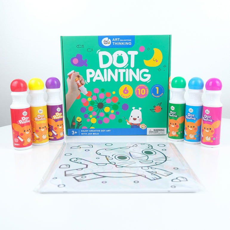 Joan Miro Dot Painting and Book: 6 Colors