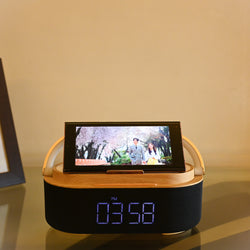 The Clean Room Oomph Bluetooth Speaker with Wireless Charging Pad