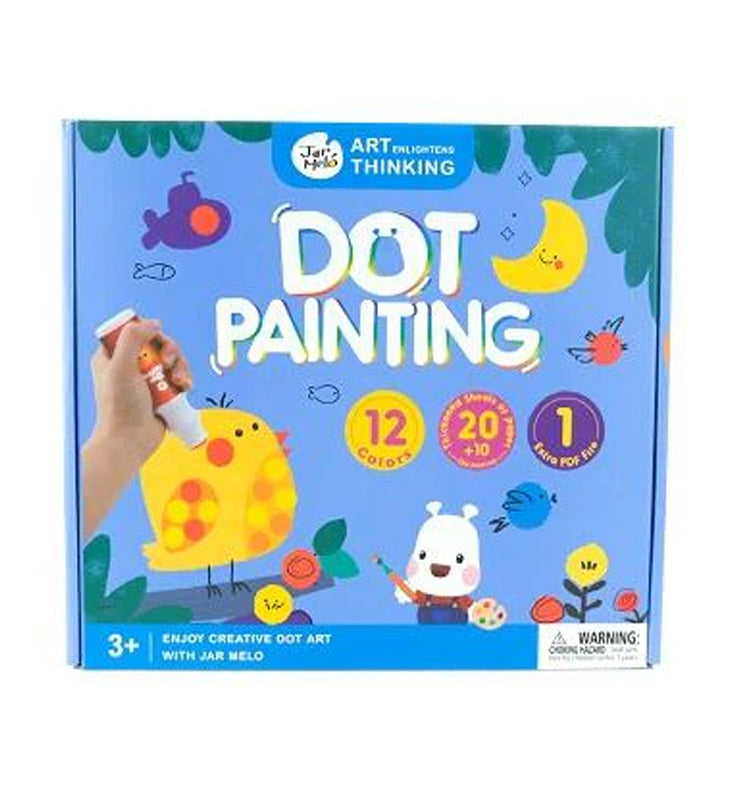 Joan Miro Dot Painting and Book: 12 Colors
