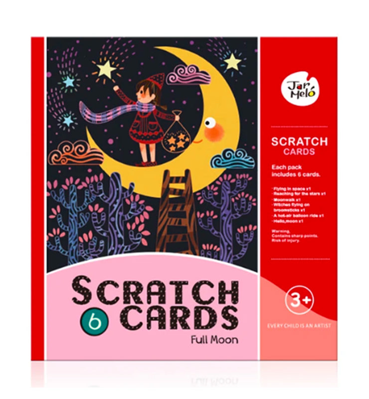 Joan Miro Scratch Cards Set: Full Moon