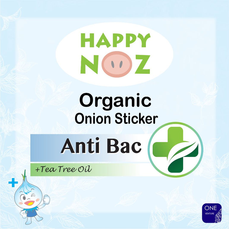 Happy Noz Organic Onion Sticker with Anti-Bac