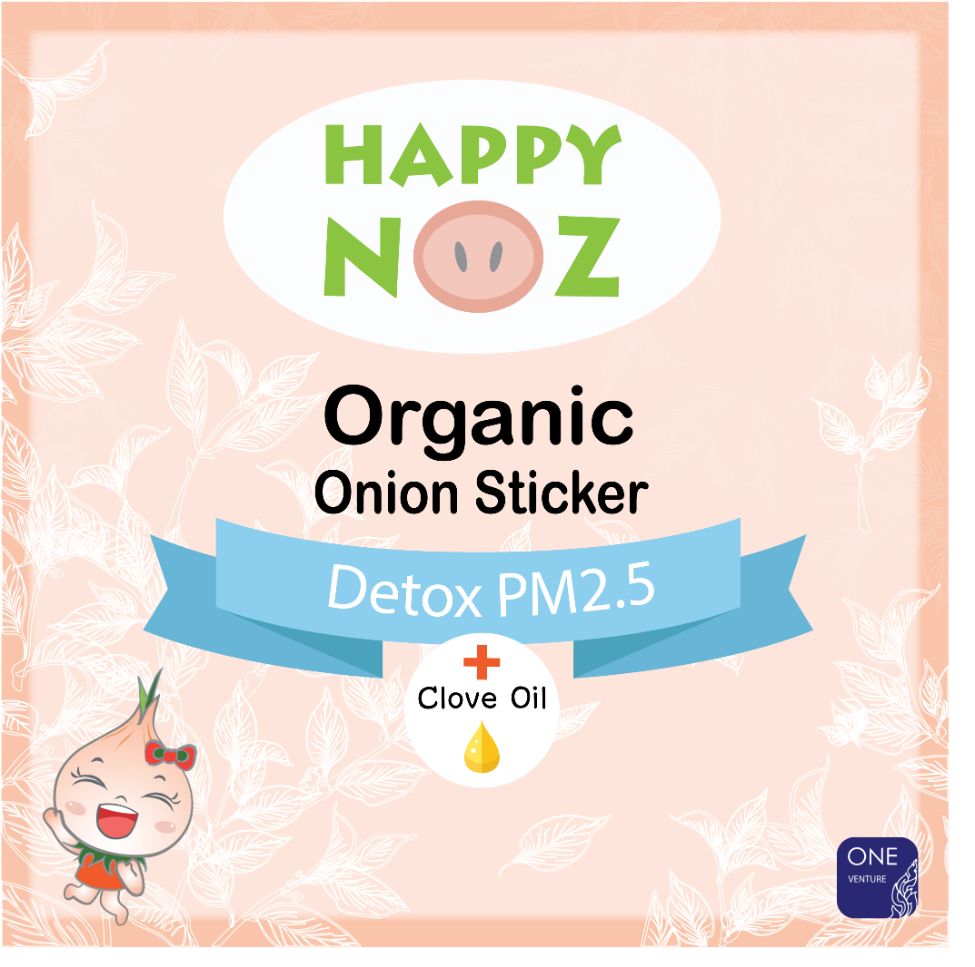 Happy Noz Organic Onion Sticker PM2.5