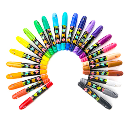 Joan Miro Silky Washable Crayon: Baby Roo (24 Colors)