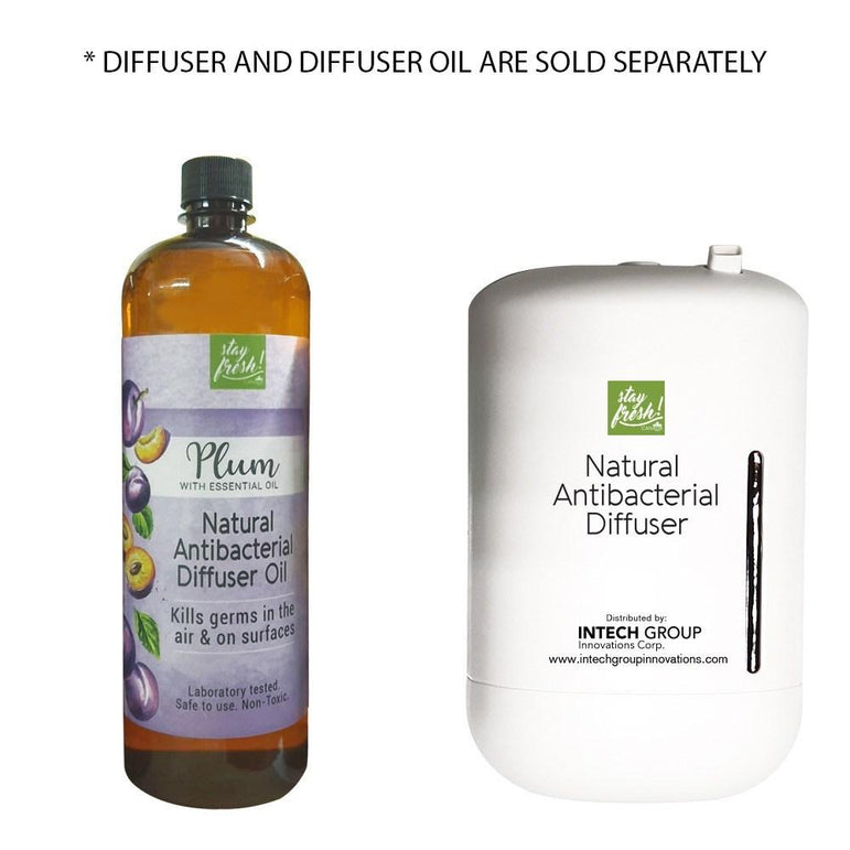 Stayfresh Canada Natural Antibacterial Diffuser Oil: White Jasmine (1L)