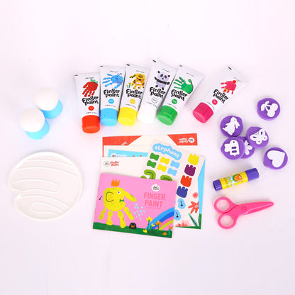 Joan Miro Washable Children's Finger Paint Kit - New Edition: Pink
