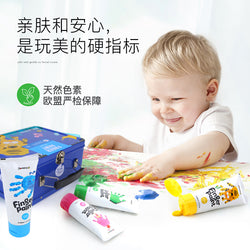 Joan Miro Washable Children's Finger Paint Kit - New Edition: Blue