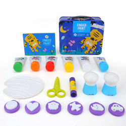 Joan Miro Washable Children's Finger Paint Kit - New Edition: Blue