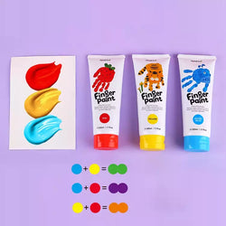 Joan Miro Washable Children's Finger Paint Kit - New Edition: Blue