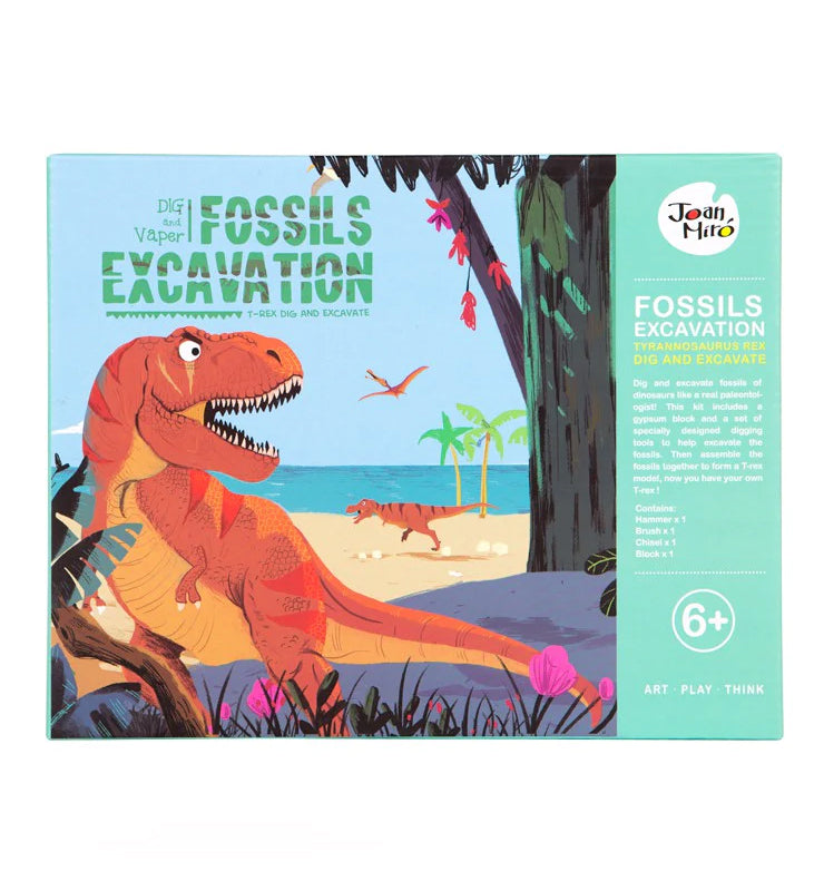 Joan Miro Fossils Excavation Kit: Tyrannosaurus Rex