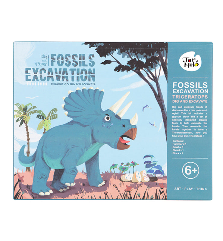 Joan Miro Fossils Excavation Kit: Triceratops