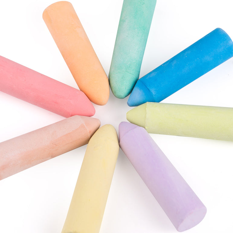 Joan Miro Washable Sidewalk Chalk: 15 Colors (20 Pieces Set)