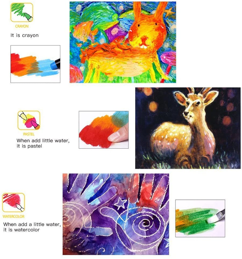Joan Miro Silky Washable Crayon: Baby Roo (6 Colors)