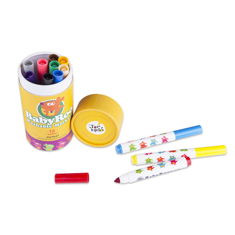 Joan Miro Washable Markers: Baby Roo (12 Colors)