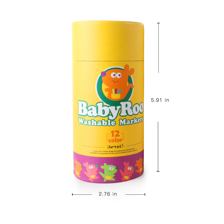 Joan Miro Washable Markers: Baby Roo (12 Colors)