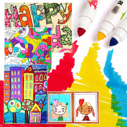 Joan Miro Washable Markers: Baby Roo (24 Colors)