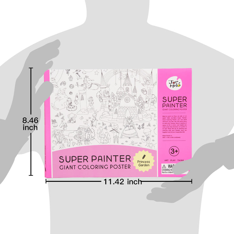 Joan Miro Super Painter Giant Coloring Poster Pads: Princess Gardens