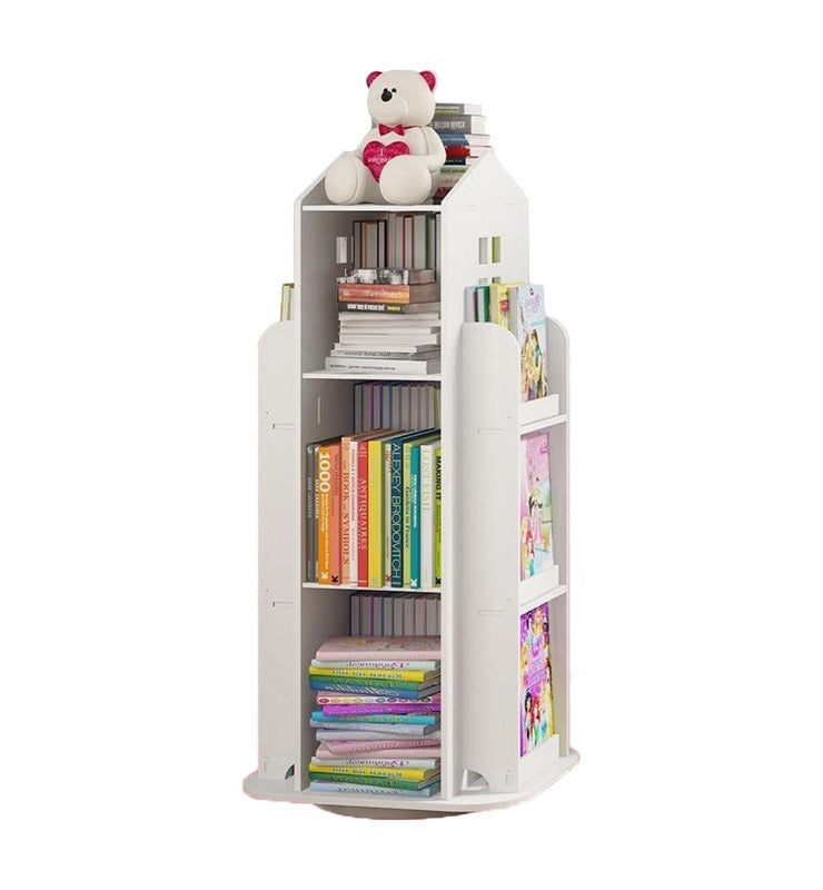 Lorwyn Kids Rotating Bookshelf by Hamlet Kids Room: White