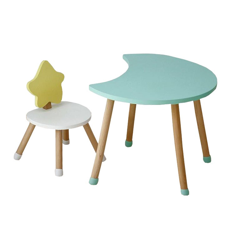 Lunella Kids Table & Chair Set by Hamlet Kids Room: Mint Table & White Chair