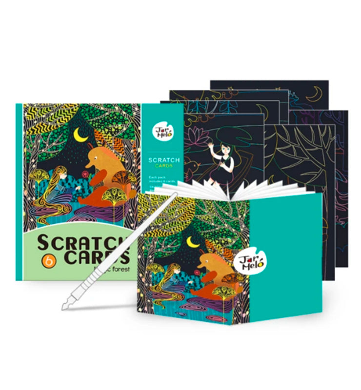 Joan Miro Scratch Cards Set: Magic Forest