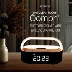 The Clean Room Oomph Bluetooth Speaker with Wireless Charging Pad