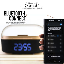 The Clean Room Oomph Bluetooth Speaker with Wireless Charging Pad