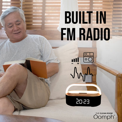 The Clean Room Oomph Bluetooth Speaker with Wireless Charging Pad