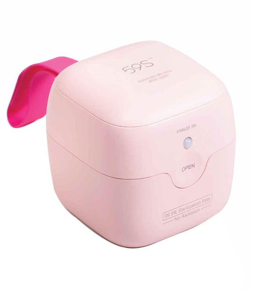 59S UVC LED Mini Sterilizing Travel Box (S6-Pink)