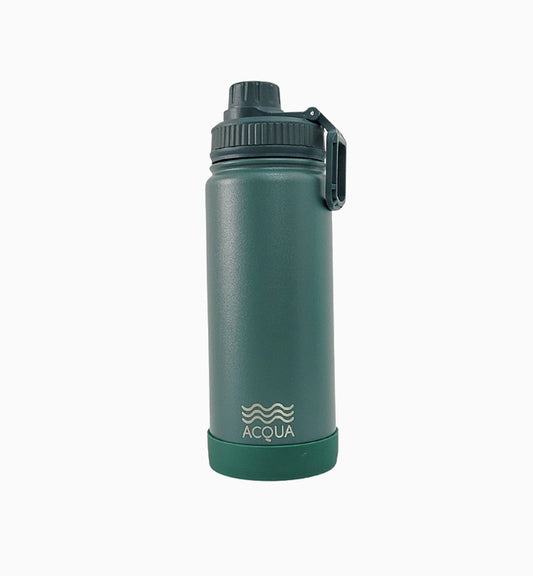 Acqua Sporty Bottle: Seaweed Green (600ml)