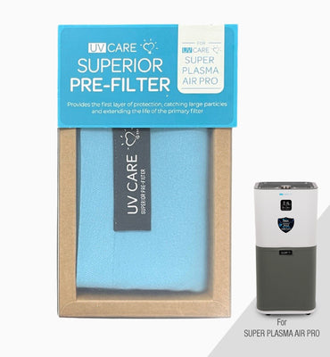 UV Care Super Plasma Air Pro Superior Pre-Filter Cover: Azure Blue