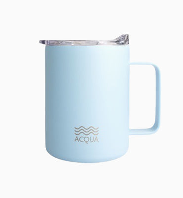 Acqua Insulated Mug in Seafoam Blue