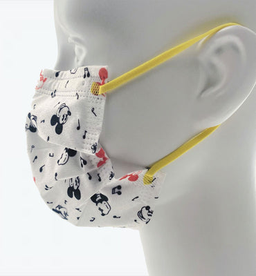 Disney Disposable 3 Ply Face Mask for Kids 30s/Box: Mickey White