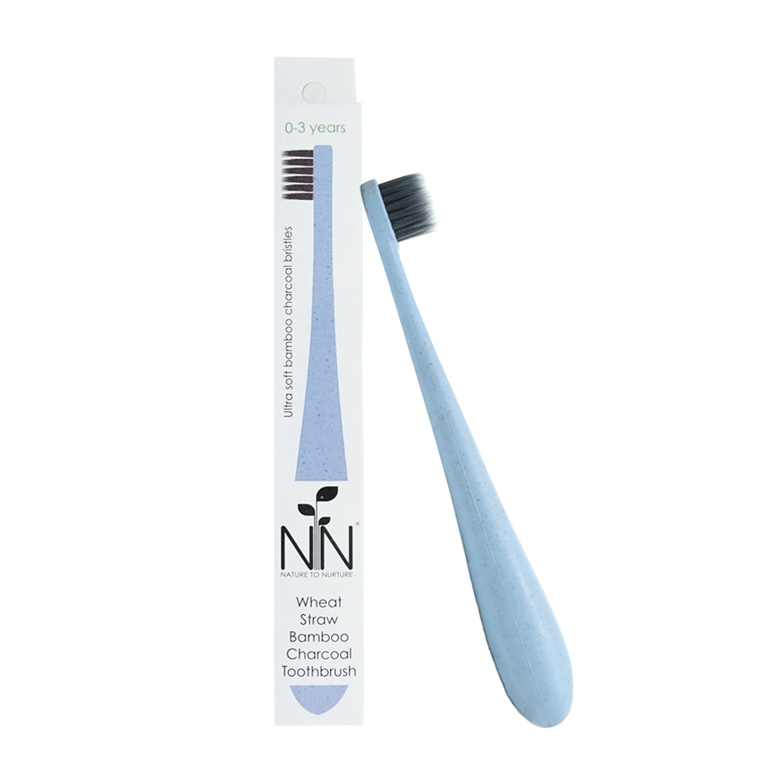 Nature to Nurture Wheat Straw Bamboo Charcoal Toothbrush 1-3 Years Old