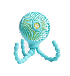 Octopi 3-Speed Portable Multi-Position Fan (2022 Upgraded Version): Aquamarine