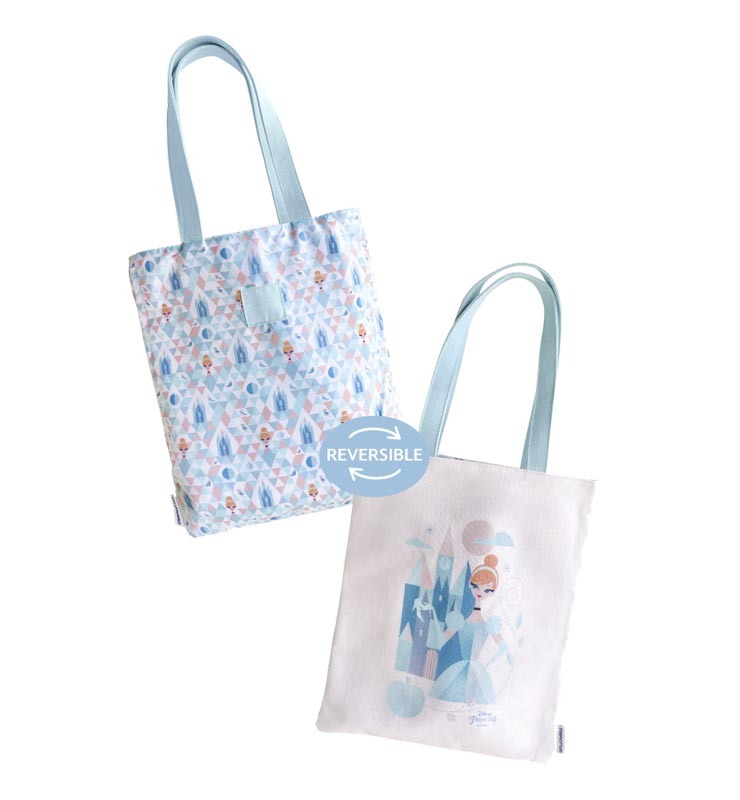 Zippies Lab Disney Princess Geo Reverso Tote Bag: Cinderella