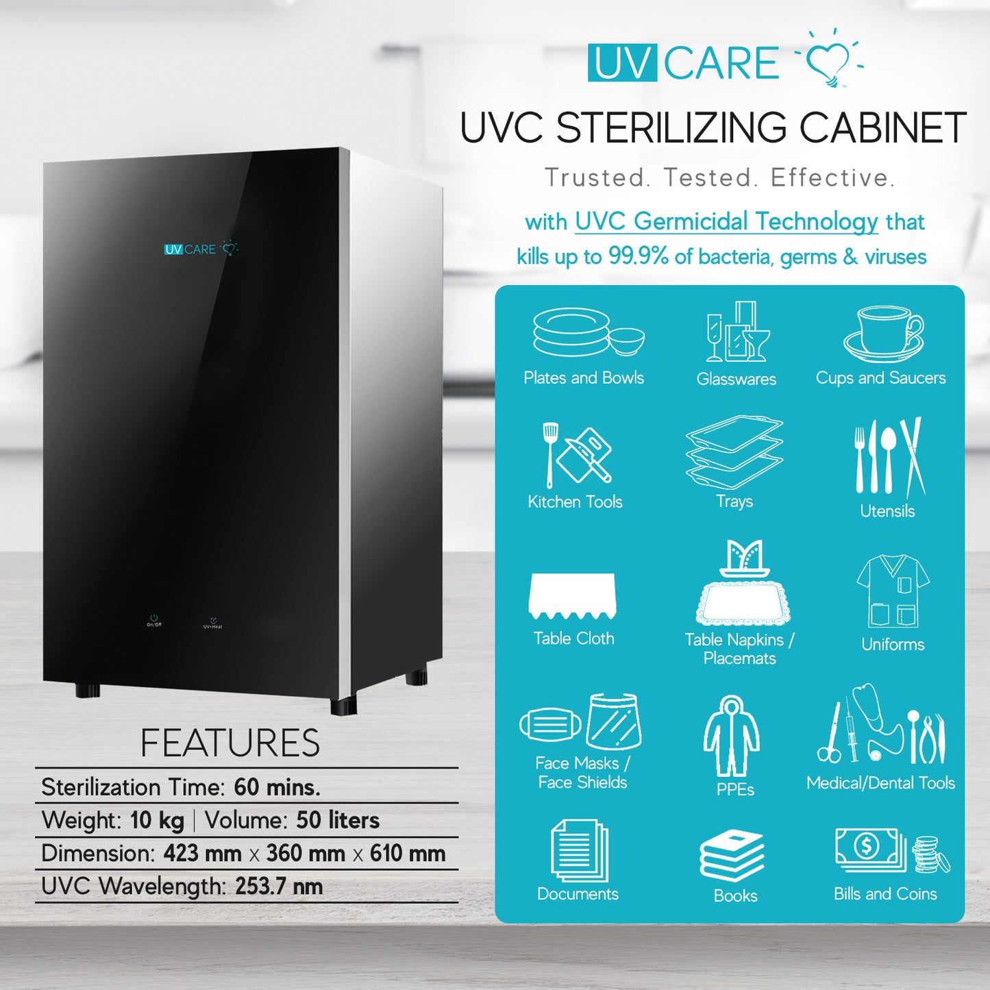 UV Care UVC Sterilizing Cabinet (Original Model)