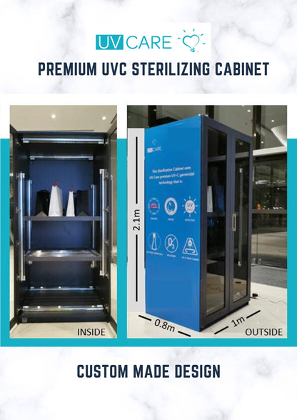 UV Care Premium Sterilizing UVC Cabinet (Please Email for Orders/Inquiries)