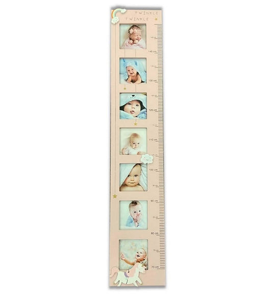 Tezzeret Kids Wooden Height Chart by Hamlet Kids Room: Pink