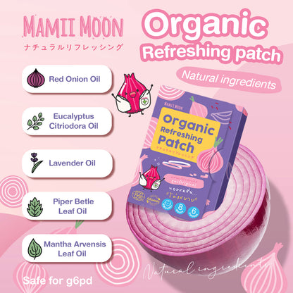 Mamii Moon Natural Refreshing Red Onion Patch for Babies and Kids (1 Box)