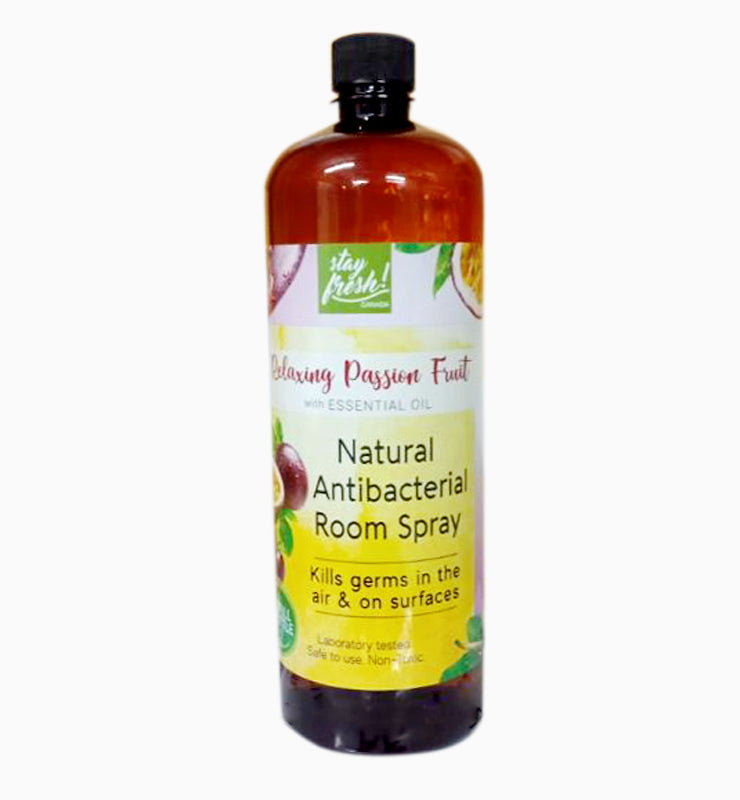 Stayfresh Canada Natural Antimicrobial Room Spray: Relaxing Passion Fruit (1L Refill)
