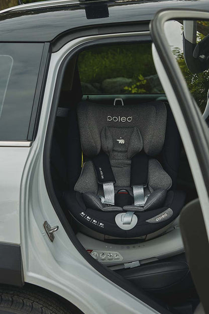 Poled All Age 360 Car Seat (Satin Silver)