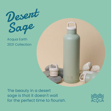 Acqua Earth Bottle in Desert Sage (1L)