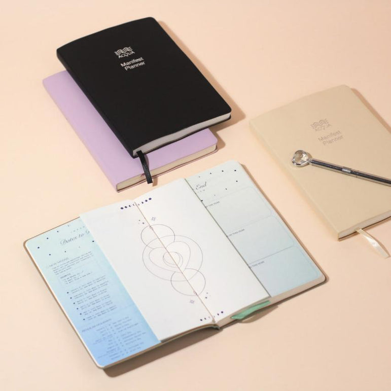 Acqua Manifest Planner in Beach Tan